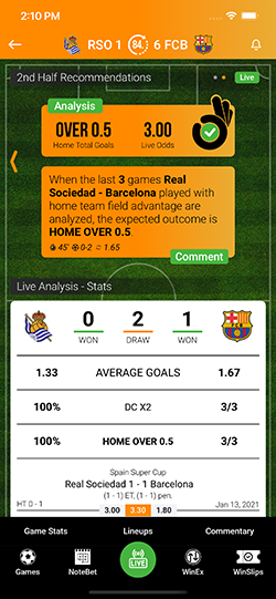 Live Analysis